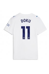 Manchester City Jeremy Doku #11 Fotballdrakt Tredje Klær Dame 2026-27 Korte ermer